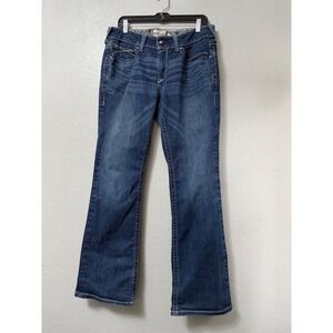 Ariat REAL Denim Women's 32L Medium Wash 33 x 32 Bootcut Jeans 10014022 READ